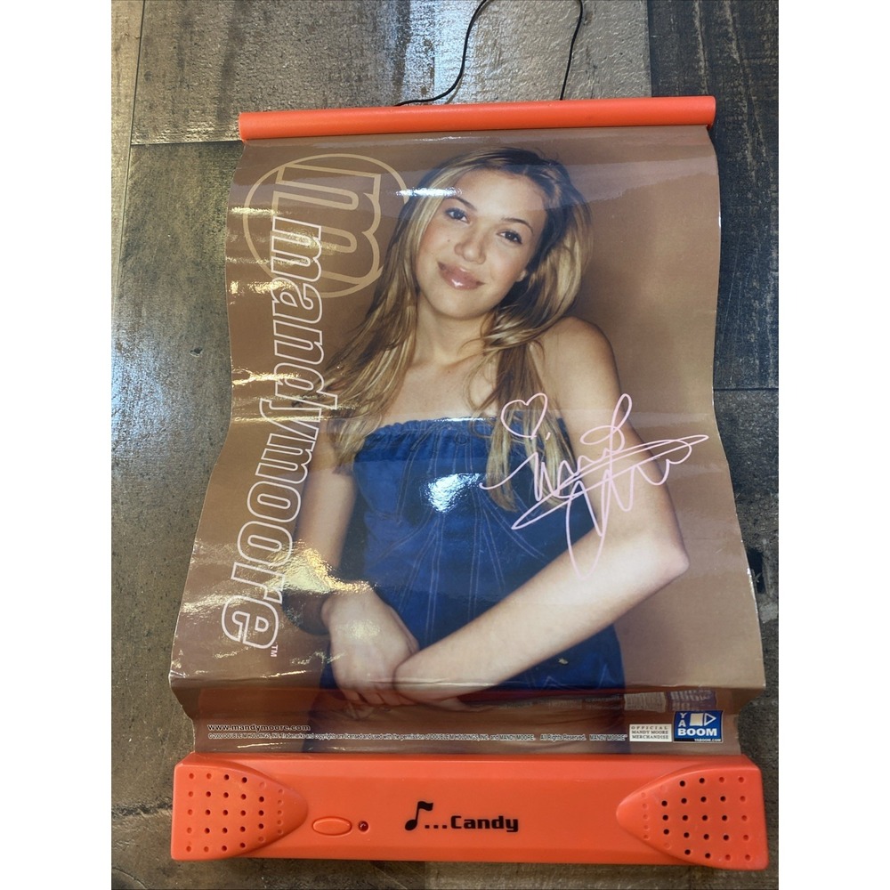 Vintage ~ Mandy Moore‎ ~ 2000 Musical Poster 8x11" ~ Candy ~ Works ~ No Cover